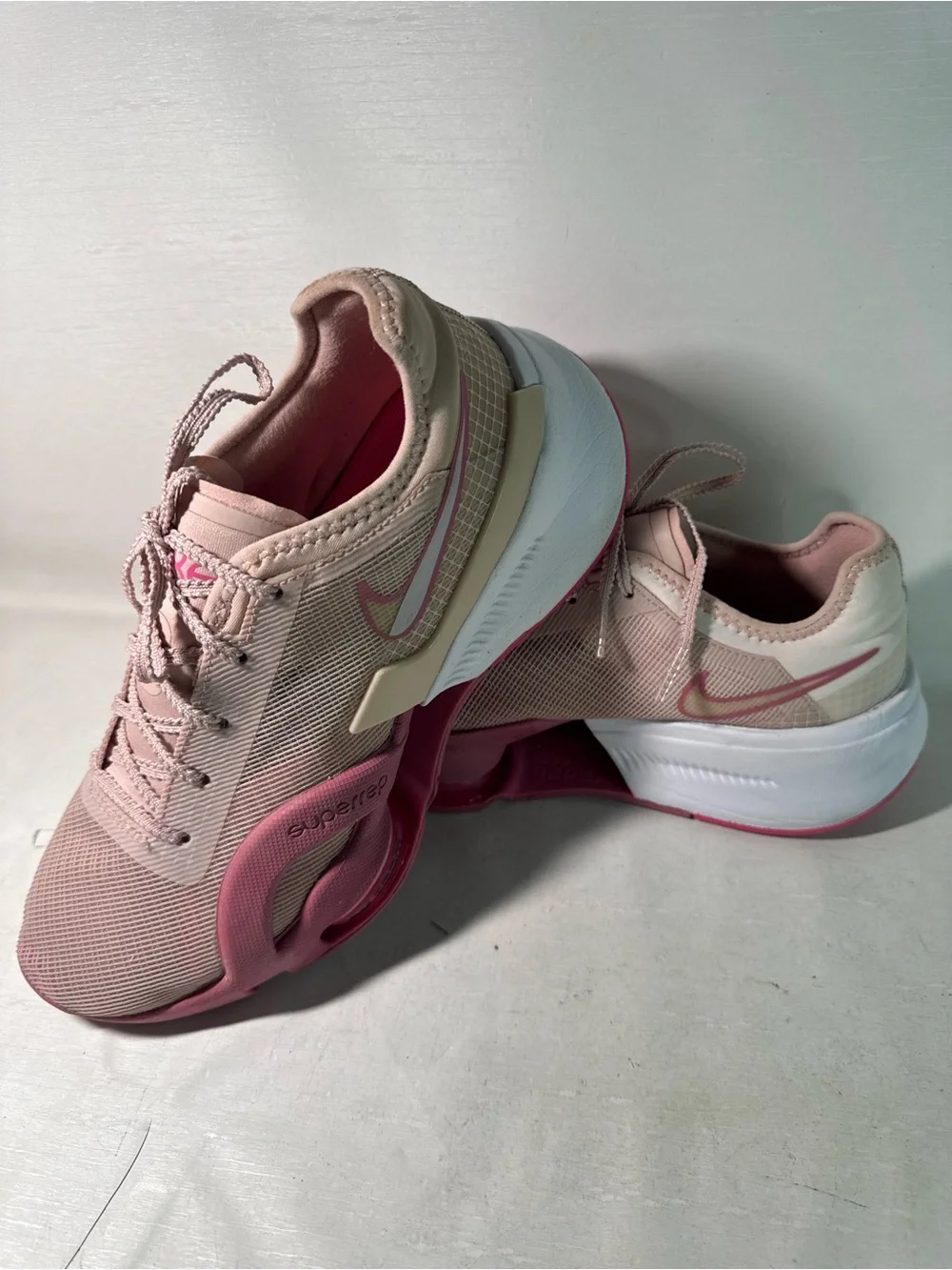 Nike Air Zoom SuperRep 3 Pink Oxford Women's  Size 8 EUC!